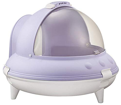 QIAOH Lettiera Chiusa per Gatti Autopulente, Toilette Chiusa Ergonomica Grande Lettiera per Gatti, Anti-Splash Deodorante Litter Box for Cats