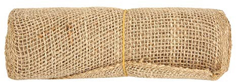 Joyzan Natural Jute Burlap Tree Wrap Rolls, Cold Proof Trunk Guard Protector Wraps Fabric Plants Bandage Anti Freeze Frost Protection Cover Maintenance Cloth Shrub Packing for Winter Outdoor 20x300cm