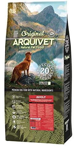 Arquivet Original - 20 Kg - Foder för vuxna hundar - Iberisk fläsk och ris - Mat - Hälsosam torrfoder - Hundfoder