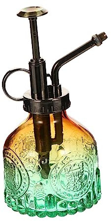 Cabilock Arrosoir en Verre Brumisateur De Plantes Vintage Petit Terrarium Arrosoir Rayé Vaporisateur De Plantes en Verre Fleur Pompe Brumisateur Un Remplissage De Intérieur