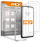 REY Pack 3X Pellicola salvaschermo e Cover Anti-Shock per Honor X8 4G, Vetro temperato e Silicone TPU ad Alta Resistenza