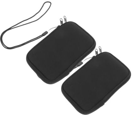 jojofuny 2 Pièces Housse pour Téléphone Portable Néoprène avec Fermeture Éclair pour Marche Quotidienne