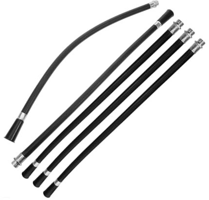 NUOBESTY 5pcs Fire Extinguisher Nozzle Spout For Car Fire Extinguisher Accessories Fire Nozzle Fire Extinguisher Spray Hose Sprayer Fire Extinguisher Parts Nozzles Homes Air Hose Iron Black