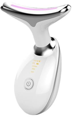 lurea Sculpteur facial LUREA 7 en 1 Appareil de Beauté Visage Anti-Âge, 3 Modes EMS, Appareil de Raffermissement Intelligent avec Massage LED, 45°C Réducteur de Rides
