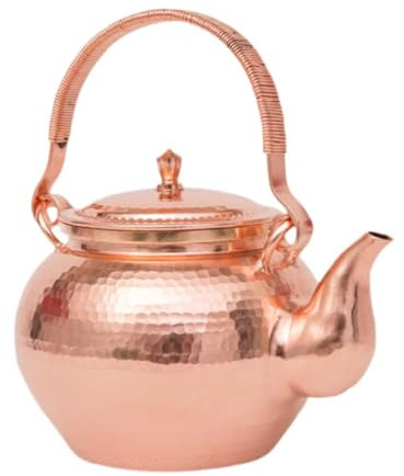 Théière en cuivre rétro Kung Fu martelée à la main 1,4 L Bouilloire pour la cuisine