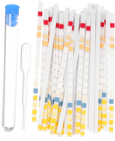 Toyvian Bandes D'eau Potable Pour Tests Domestiques, 50 Pièces Pipette Et Tube, Contrôle Qualité Eau Puits Piscine, Kit Portatif Polyvalent Et Précis