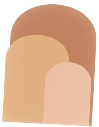 KiBcsLic Adesivo murale ad arco in PVC per interni, cameretta dei bambini e sala da pranzo, Rosa, Taglia unica bambino