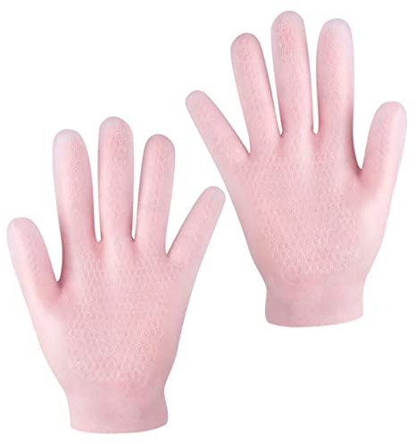 Veemoon Feuchtigkeitshandschuhe Für Damen Feuchtigkeitsspendende Handschuhe Aus Elastischem Hautfreundlichem Material Über Nacht Für Trockene Hautpflege Und Geschmeidige Hände