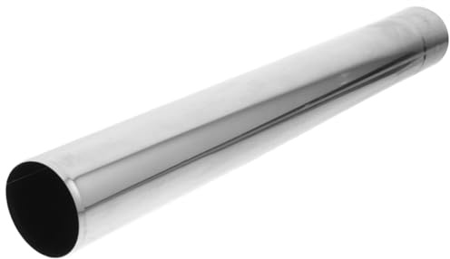 NOLITOY Tube Cheminée INOX pour Poêle à Bois Extérieur Rallonge Tuyau Cheminée Stable et Facile à Installer Compatible Camping et Poêles Standard