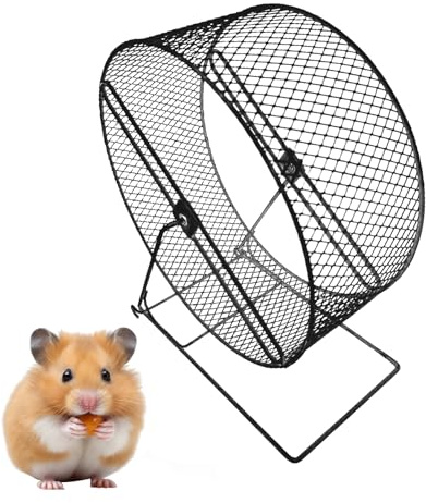 Chinchillahjul, litet hamsterhjul - träningshjul för små djur, hamster racinghjul, roliga leksaker för hamstrar, mus, gerbils