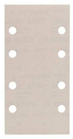 Bosch Professional BOS-2608607974 Bosch 2608607974-Lija Orbital C470: 93x186mm 8P. G240 x50, Nero