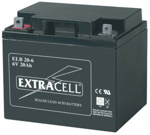 Batteria Ricaricabile al Piombo SIGILLATA 6 Volt 7 Ah Marca EXTRACELL