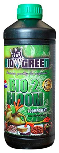 Fertilizante de floración para cultivo BioGreen Bio 2 Bloom (1L)