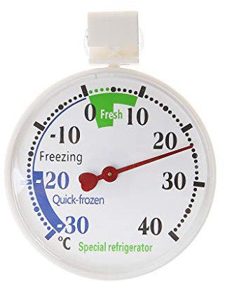 BIlinli Réfrigérateur Congélateur Thermomètre Réfrigérateur Jauge de température de réfrigération pour Environnement à Basse température Usage Domestique