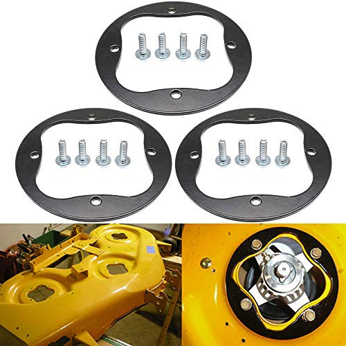 Anneau de réparation de renforcement de broche de pont 3 pièces pour tondeuse Cub Cadet RZT50 RZT54 918-04126A 918-04125B 918-0671B 918-04126 918-04125 918-04608A 618-04636 618-04636A 618-04865A