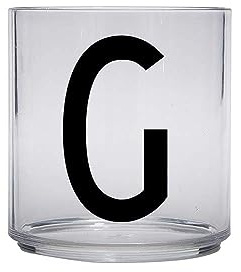 design letters Taza para Beber (A-Z) 175 ml | Vajilla Bebe en Tritan Sin BPA/BPS | Irrompibles Vaso para Agua Lavavajillas | vaso para bebe y niños Transparente | Aptos para Lavavajillas Taza Bebe