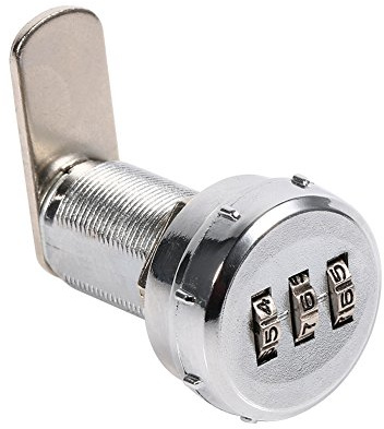 Alvinlite Serratura a Combinazione Cam Lock Cassetto Armadio Serratura Meccanica Codice Serratura codificata Password in Lega di Zinco per Cassetta Postale cassetto File(17~23 mm)