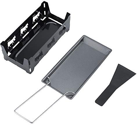 Raclette, Mini Raclette Set Foldable Handle Raclette Grill for Home