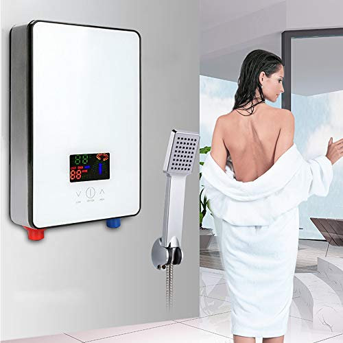 Calentador de agua eléctrico digital, sin depósito, temperatura constante, 220 V, 6500 W