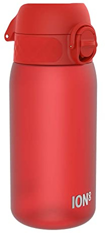 Ion8 Borraccia per Bambini, 350 ml, a Prova di Perdite, Facile da Aprire, Serratura Sicura, Lavabile in Lavastoviglie, Senza BPA, Maniglia per il Trasporto, Facile Pulizia