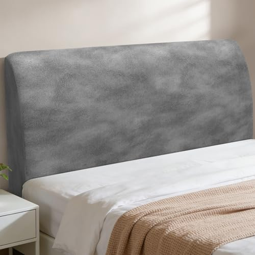 Yidaxing Copri Testiera Letto Matrimoniale 180 (Grigio Chiaro) | Copri Testata Letto Matrimoniale 180 Copritestata x Letto Matrimoniale per la Decorazione Della Camera da Letto