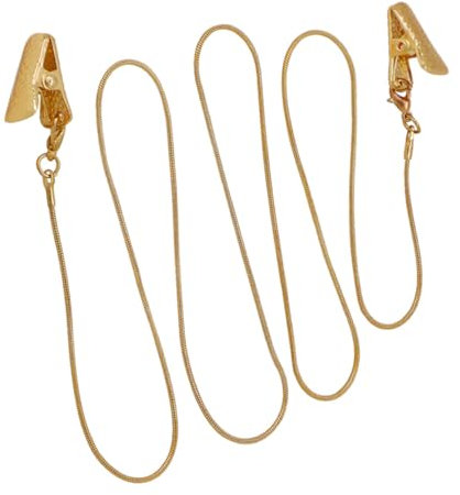VALICLUD Stabiles und Komfortables Maskenband aus Kupfer in Goldfarben Einfaches und Großzügiges Design als Sonnenbrillenband und Brillenkette für Damen und Herren