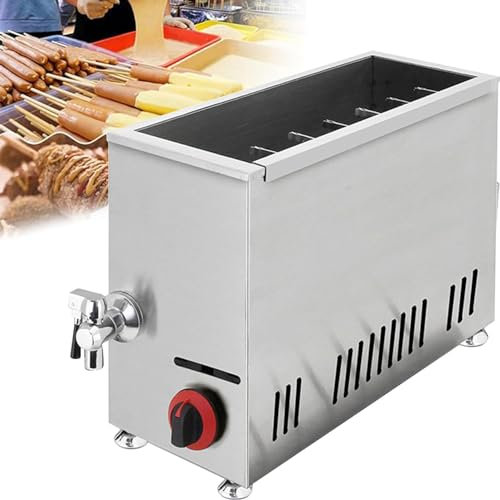 ExoticaBlend Corn Dog Friteuse LPG Gas Kommerziellen Käse Hot Dogs Sticks Maker Maschine Automatische Fritteusen Für Küche Restaurant Hause