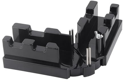 Utensile da Taglio per la Misurazione degli Angoli Obliqui 2 in 1, Robusto ABS Modello di Misurazione della Resistenza All'usura Ad Alta Precisione Strumento Scatola per Mitra