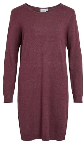 Vila Vestido de Punto Femenino Manga Larga, Figura, S