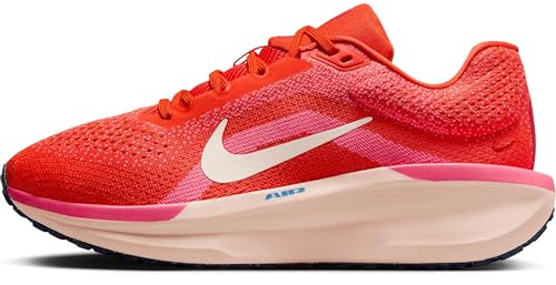 Nike Scarpa da Running su Strada Winflo 11 – Donna, Picante Red/Pale Ivory-Hyper Pink, 42 EU