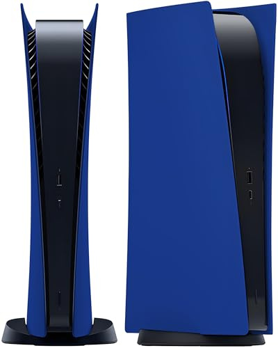 Joso Placa frontal para versión digital PS5, reemplazo de funda antiarañazos, a prueba de polvo, cubierta para consola PS5, placas para accesorios PS5, fácil instalación