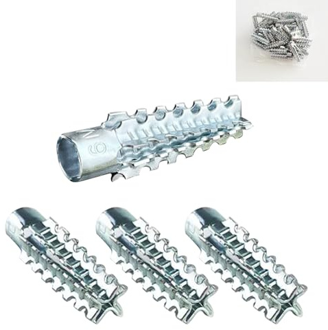 YZTONGPAO Drywall Anchors (Screws No Included), Expansion Pipe for Hollow Walls Tile,Cement Bolt Expansion Tube,Fixing Stripped Screw Holes 30 PCS (M6*30)
