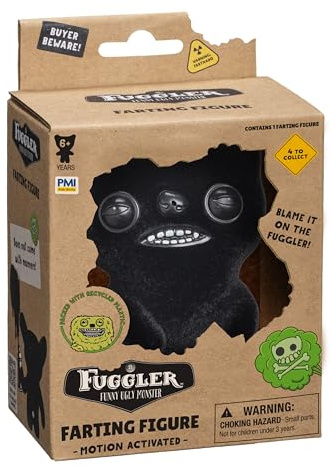 Bizak Fuggler Electrónico Pedorreta, Figura Que Se Echa Pedos con Sensor de Movimiento, 9 cm, 4 Modelos para Coleccionar, para Niños y Niñas +4 Años, (64113000-1)