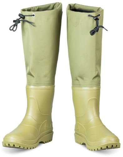 Unterwasser Bequeme Watstiefel for Männer Und Frauen,Stiefeln wasserdichte Atmungsaktive,Eichte 3-Lagige Wathose Fuß Für Die Jagd,Angelbekleidung for Wandern,Angeln,Camping 37