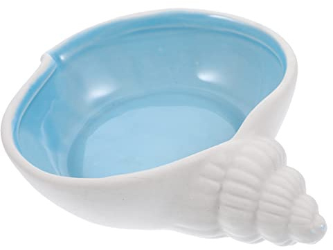 Levemolo Cuenco de Cerámica para Conchas, Plato de Joyería de Concha, Bandeja Decorativa para Llaves, Adorno para Hogar
