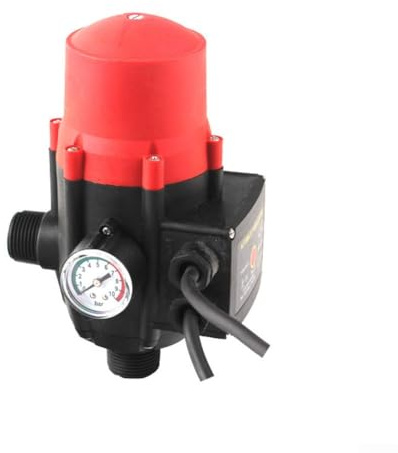 Oniissy IP65 Electronic Water Pump Pressure Controller with Automatic Pressure Switch, 1100W Booster Pump Control Unit, 10 Bar Max Pressure, Adjustable 1-2.5 Bar