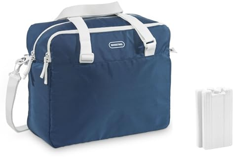 Mobicool SAIL 25 Blaue Kühltasche (25L) & Hochleistungs-Kühlakku 2x220g – Ideal für Camping, Picknick & unterwegs