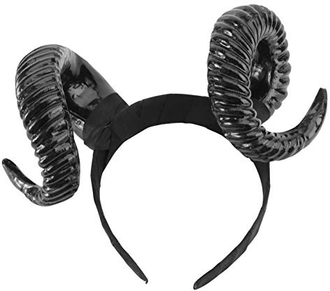 Cerchietto per capelli con corno di diavolo, grande, per cosplay, corno di bue, accessori per feste di Halloween