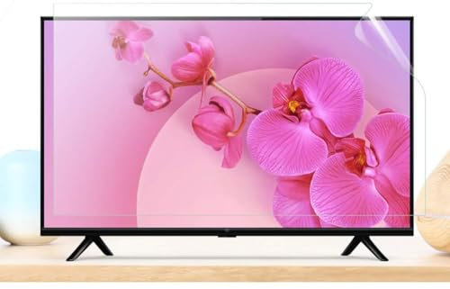 JHNEA 60 Pouces Protecteur d'écran TV, Ultra Clair Anti-Lumière Bleu Téléviseur Protège-écran Anti-Éblouissement Filtre Protection des Yeux, pour LCD, LED, OLED & QLED HDTV,1327X749MM