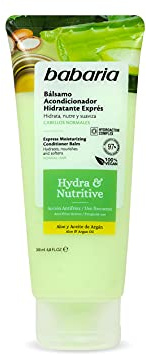 Babaria - Acondicionador Pelo Aloe y Aceite de Argan | Anti Frizz Pelo | Acondicionador Pelo Rizado y Liso | Crema Suavizante Pelo | Desenredante Pelo Mujer