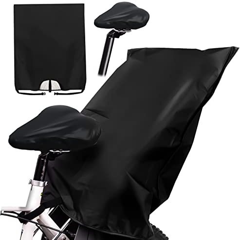 Rain Cover for Bicycle Child Seat, Universal Waterproof Cover for Children Bicycle Rear with Reflective Strips, Rain Cover Children's Bicycle Seat Suitable for All Seats