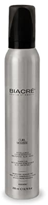 Curl Mousse für lockiges oder welliges Haar Biacrè Anti-Frizz-Effekt natürliche Inhaltsstoffe 200 ml