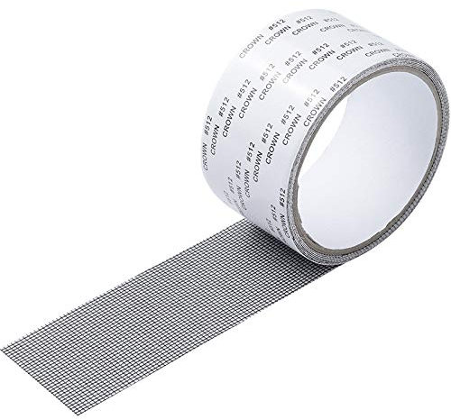 KAVJU Rete per finestra Nastri in rete anti-zanzara Fili adesivi Patch Nastri di riparazione Nuovo schermo finestra porta zanzariera Patch strumenti di riparazione (colore: bianco, dimensioni: 5 cm x
