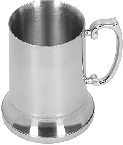 Beer Mug Stainless Steel, Stainless Steel Coffee Mug Double Wall Beer Stein Insulated Beer Stein Stainless Steel Cups(560ml)
