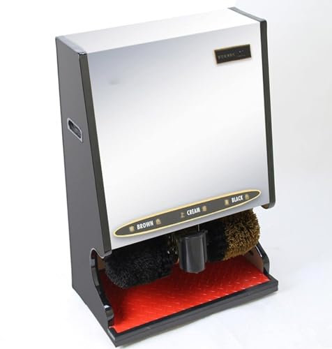 ASEENXPS Macchina lucidascarpe Macchina for pulire scarpe automatica con spazzola for scarpe, Lucidascarpe elettrica for macchina for pulire scarpe con spazzola for scarpe, Lucidascarpe elettrica for