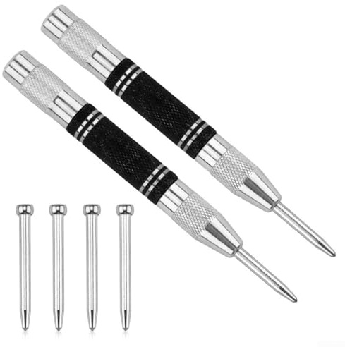Ensemble d'outils de centrage automatique de précision en deux pièces fabriqué en acier de haute qualité conçu pour durer dans n'importe quel projet