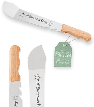 ABENTEUERNAH Grillmachete, Männergeschenk, Grillgeschenk, Burgerwender, Grillmeister, Vatertagsgeschenk, Geschenk für Vater, Papa, Opa zum Vatertag