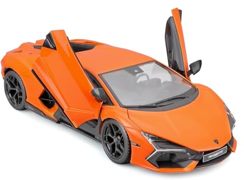 BBURAGO Model Kit Lamborghini Revuelto Scala 1:24, Kit di Montaggio con 29 Pezzi, Replica Dettagliata con Licenza Ufficiale Lamborghini