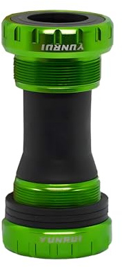 kefeimumu Boîtier de pédalier pour vélo, boîtier de pédalier fileté BSA 68-73 mm pour vélo de Montagne et de Route, Ensemble de boîtiers de pédalier avec roulements