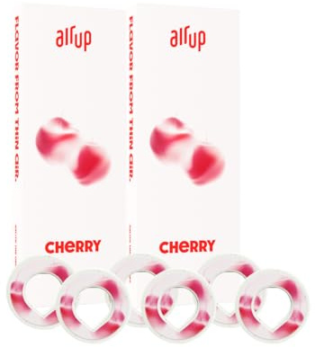 air up® Multipack Cerise | 6 Pods | Coffret découverte sans sucre — pour 30 litres d’eau, pour la gourde air up originale